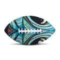Colorful Tribal Owl Print Rugby Ball