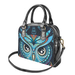 Colorful Tribal Owl Print Shoulder Handbag