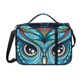Colorful Tribal Owl Print Shoulder Strap Bible Bag