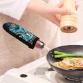 Colorful Tribal Owl Print Skillet Handle Cover