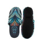 Colorful Tribal Owl Print Slippers