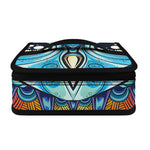 Colorful Tribal Owl Print Small Lunch Bag