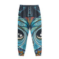 Colorful Tribal Owl Print Sweatpants