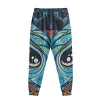 Colorful Tribal Owl Print Sweatpants