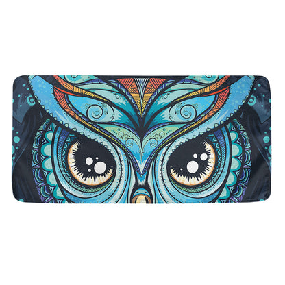 Colorful Tribal Owl Print Towel