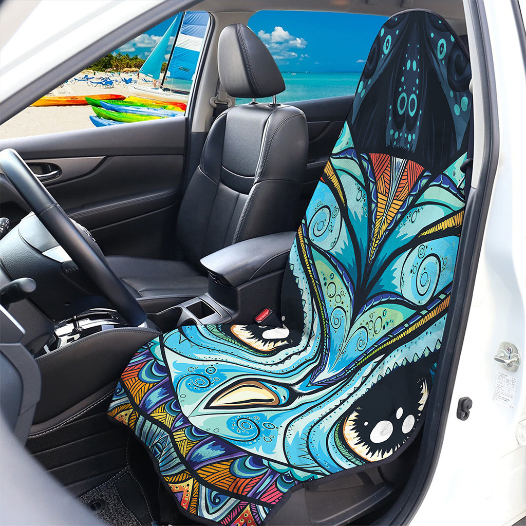 Colorful Tribal Owl Print Waterproof Car Seat Cover