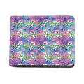 Colorful Tropical Flamingo Print Bifold Wallet