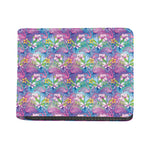 Colorful Tropical Flamingo Print Bifold Wallet
