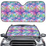 Colorful Tropical Flamingo Print Car Windshield Sun Shade