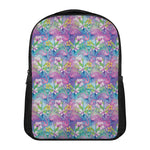 Colorful Tropical Flamingo Print Casual Backpack