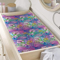 Colorful Tropical Flamingo Print Changing Pad Cover