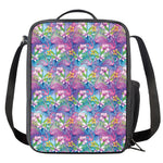 Colorful Tropical Flamingo Print Crossbody Lunch Bag