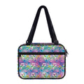 Colorful Tropical Flamingo Print Double Strap Bible Bag