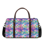 Colorful Tropical Flamingo Print Duffle Bag