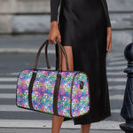 Colorful Tropical Flamingo Print Duffle Bag