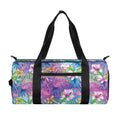 Colorful Tropical Flamingo Print Gym Bag