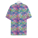 Colorful Tropical Flamingo Print Hawaiian Shirt
