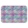 Colorful Tropical Flamingo Print Indoor Door Mat