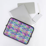 Colorful Tropical Flamingo Print Laptop Sleeve