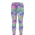 Colorful Tropical Flamingo Print Men's Leggings