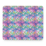 Colorful Tropical Flamingo Print Mouse Pad