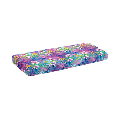 Colorful Tropical Flamingo Print Piano Keyboard Cover