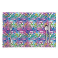 Colorful Tropical Flamingo Print Placemat