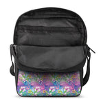 Colorful Tropical Flamingo Print Rectangular Crossbody Bag