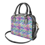 Colorful Tropical Flamingo Print Shoulder Handbag
