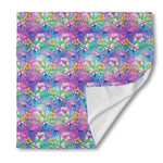 Colorful Tropical Flamingo Print Silk Bandana