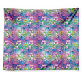 Colorful Tropical Flamingo Print Tapestry