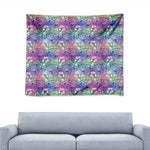 Colorful Tropical Flamingo Print Tapestry