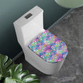 Colorful Tropical Flamingo Print Toilet Lid Cover