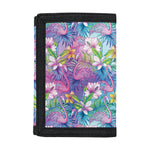Colorful Tropical Flamingo Print Trifold Wallet