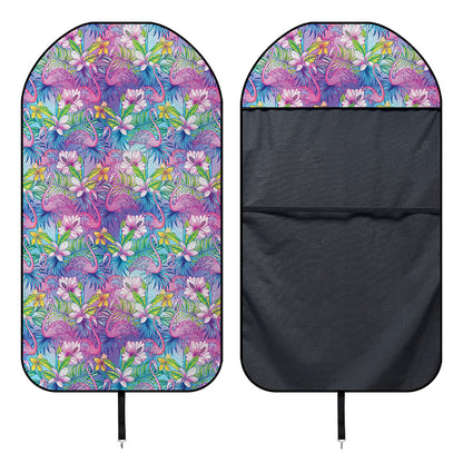 Colorful Tropical Flamingo Print Waterproof Car Seat Cover