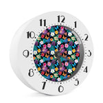 Colorful Tropical Jungle Hawaiian Print Alarm Clock