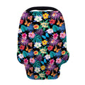 Colorful Tropical Jungle Hawaiian Print Baby Seat Cover