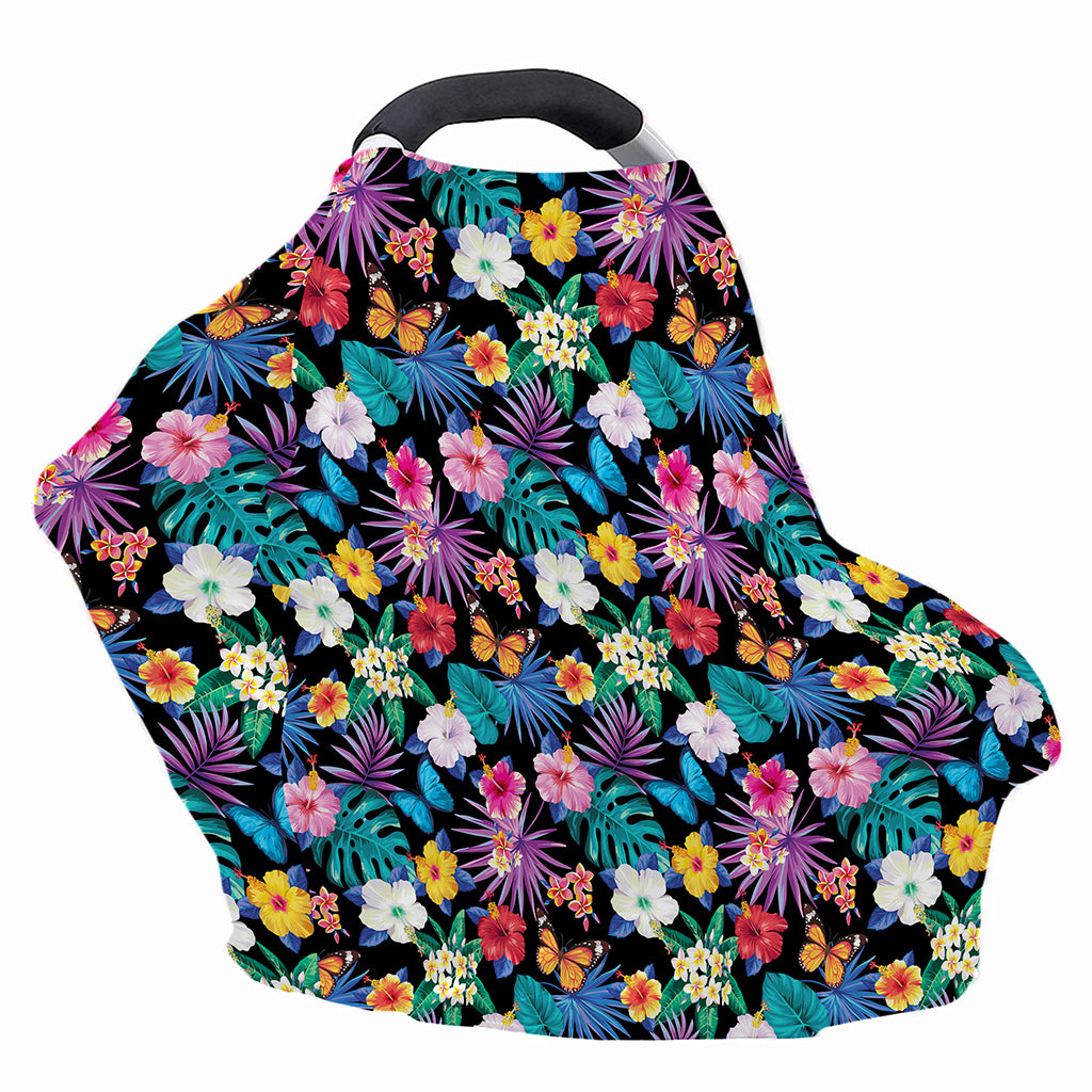 Colorful Tropical Jungle Hawaiian Print Baby Seat Cover