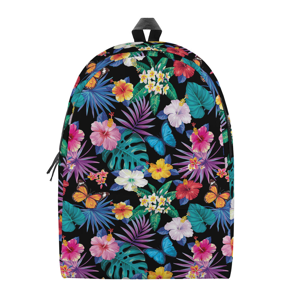 Colorful Tropical Jungle Hawaiian Print Backpack