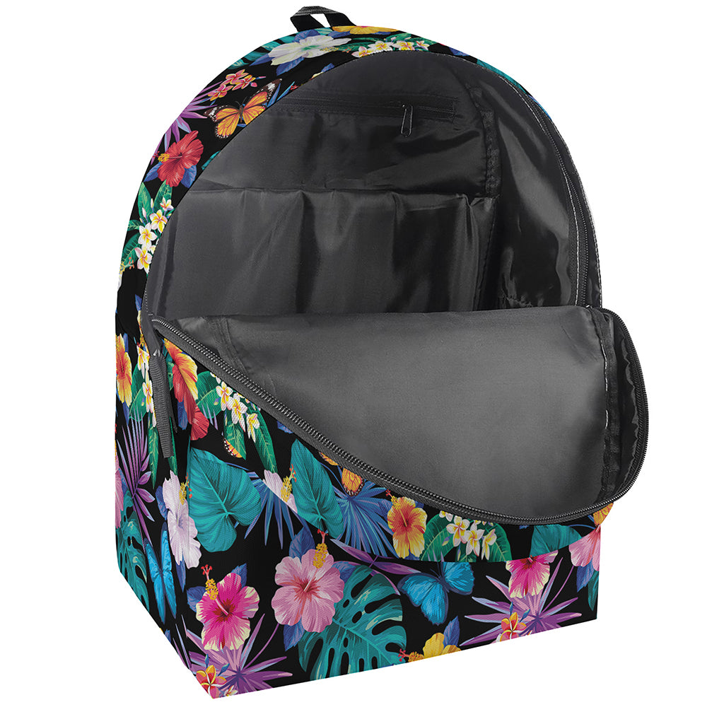 Colorful Tropical Jungle Hawaiian Print Backpack