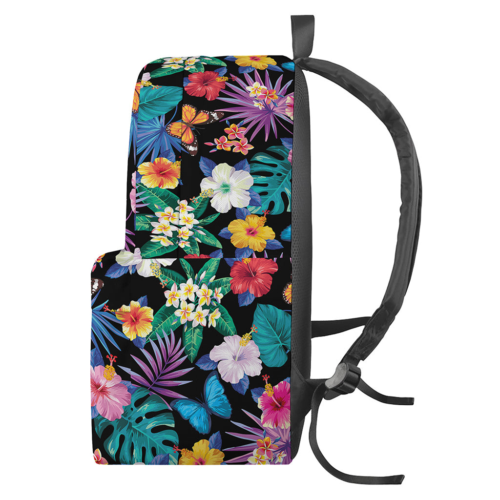 Colorful Tropical Jungle Hawaiian Print Backpack