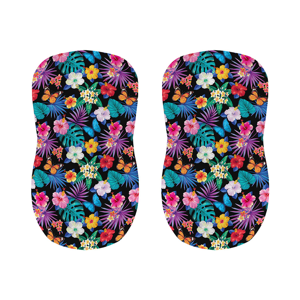 Colorful Tropical Jungle Hawaiian Print Bar Stool Covers