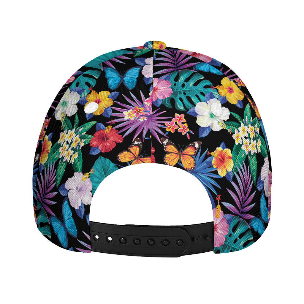 Colorful Tropical Jungle Hawaiian Print Baseball Cap
