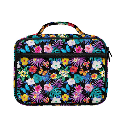 Colorful Tropical Jungle Hawaiian Print Briefcase Bible Bag