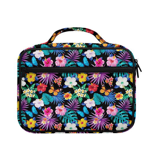 Colorful Tropical Jungle Hawaiian Print Briefcase Bible Bag