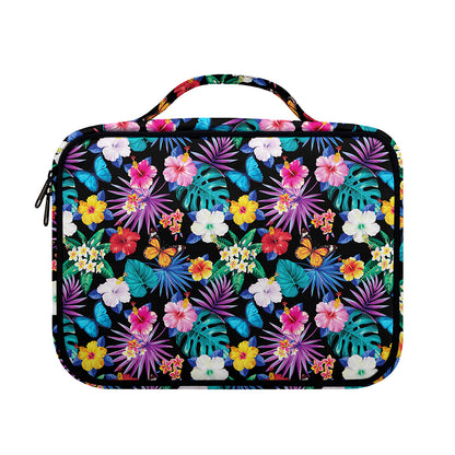 Colorful Tropical Jungle Hawaiian Print Briefcase Bible Bag