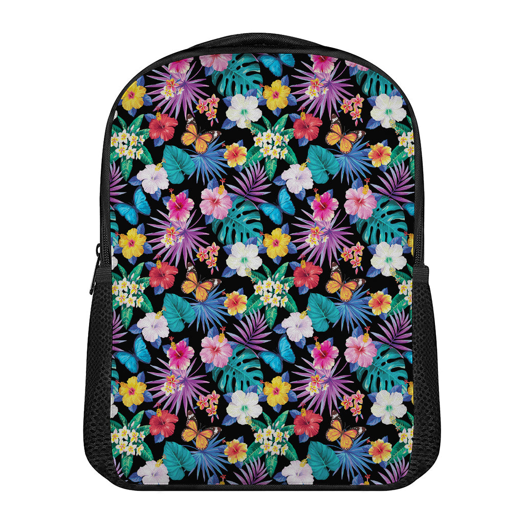Colorful Tropical Jungle Hawaiian Print Casual Backpack