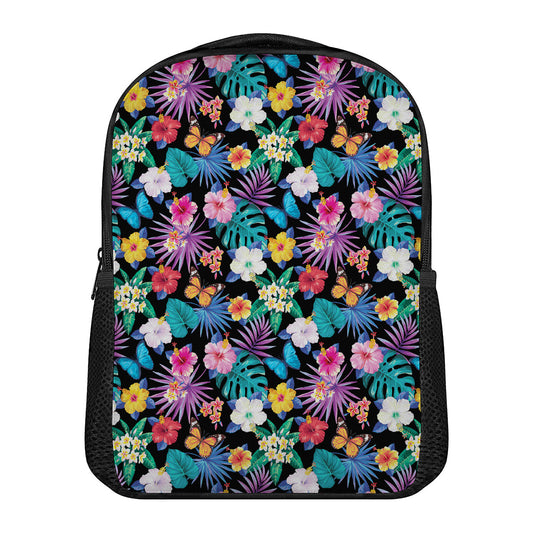 Colorful Tropical Jungle Hawaiian Print Casual Backpack