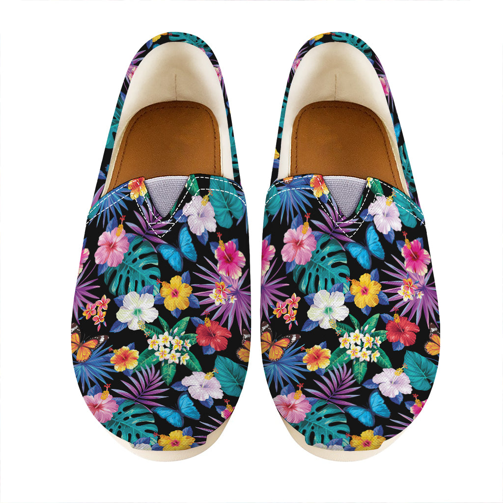 Colorful Tropical Jungle Hawaiian Print Casual Shoes