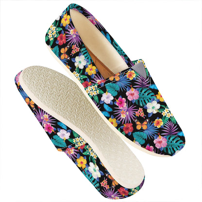 Colorful Tropical Jungle Hawaiian Print Casual Shoes